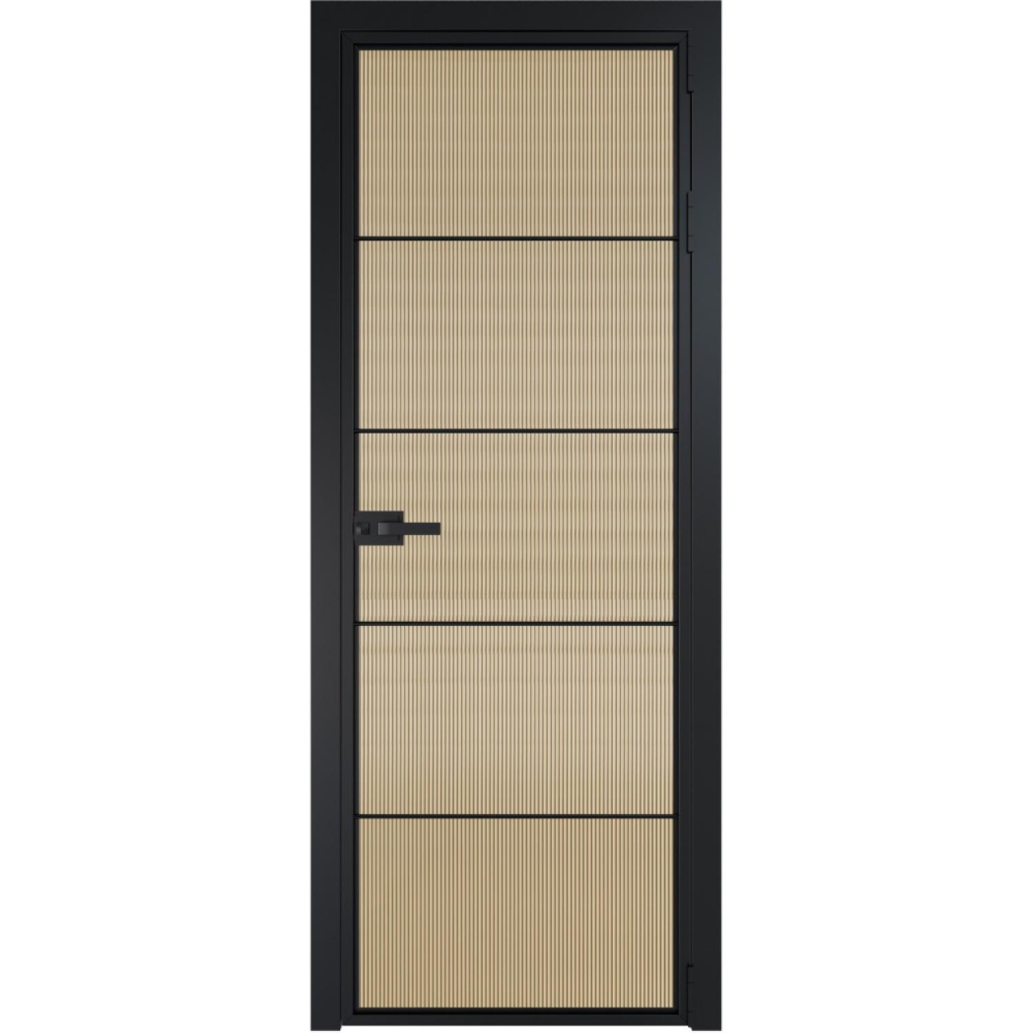 Дверь межкомнатная  алюминиевая  5 AX ProfilDoors (Черный, Мору золото)