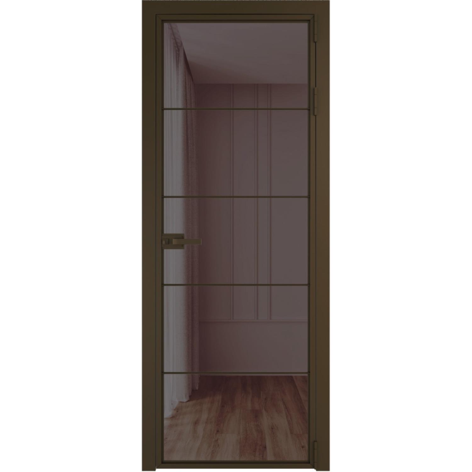 Дверь межкомнатная  алюминиевая  5 AX ProfilDoors (Деорэ, Золотистая бронза)