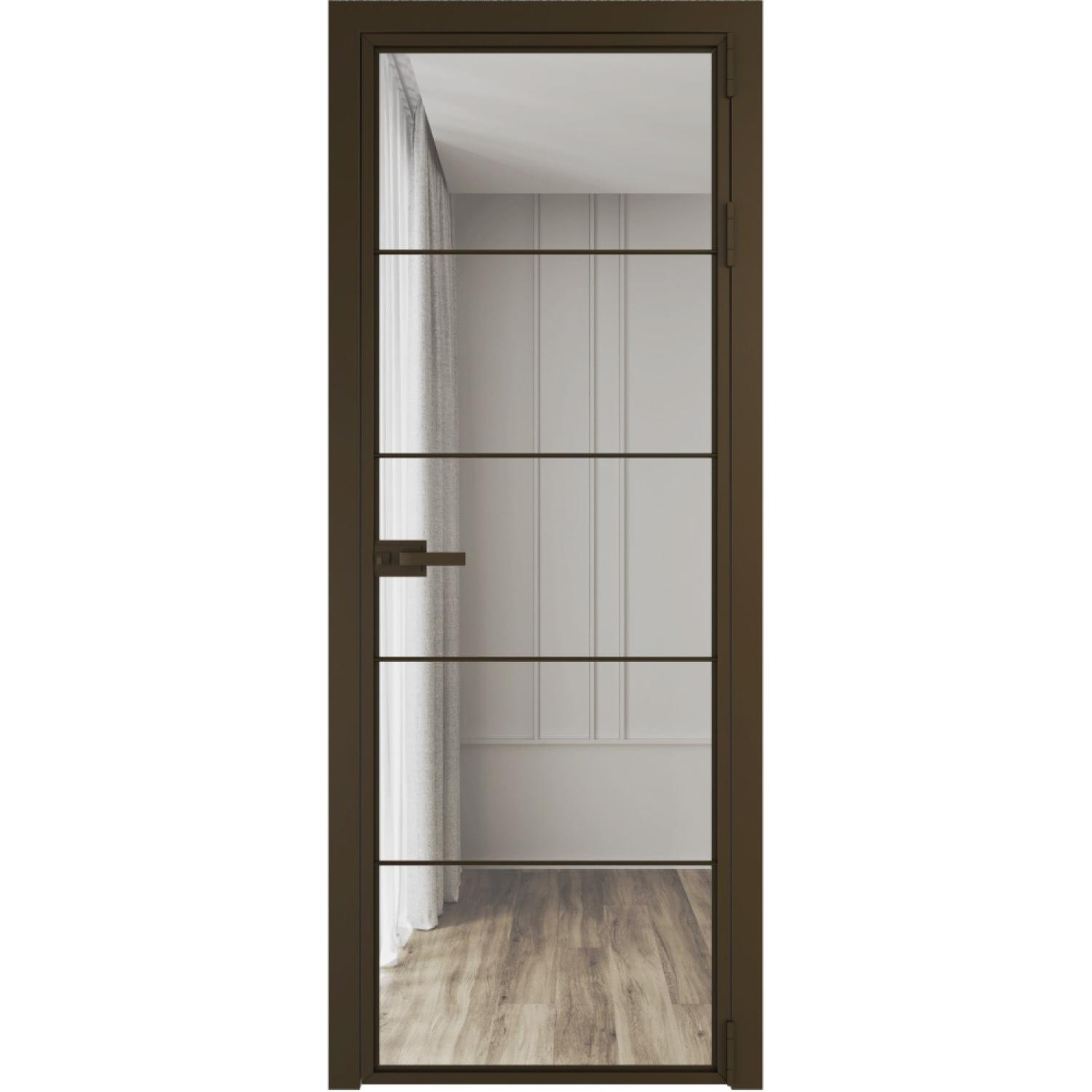 Дверь межкомнатная  алюминиевая  5 AX ProfilDoors (Деорэ, Прозрачное)